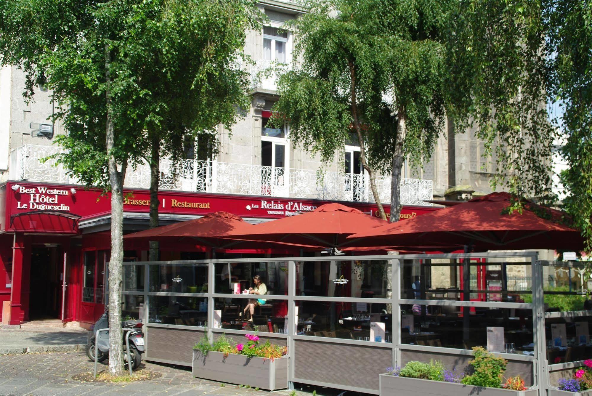 Best Western Le Duguesclin Hôtel-Restaurant Saint-Brieuc Exterior foto